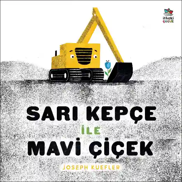 Resim SARI KEPÇE İLE MAVİ ÇİÇEK