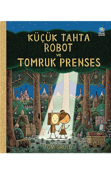 Resim KÜÇÜK TAHTA ROBOT VE TOMRUK PRENSES