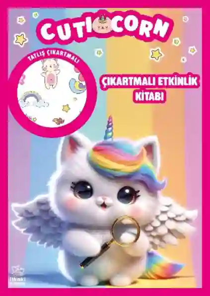 Resim CUTİCORN ÇIKARTMALI BOYAMA KİTABI