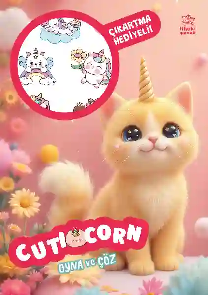 Resim Cuticorn - Oyna ve Çöz Çıkartmalı Etkinlik Kitabı