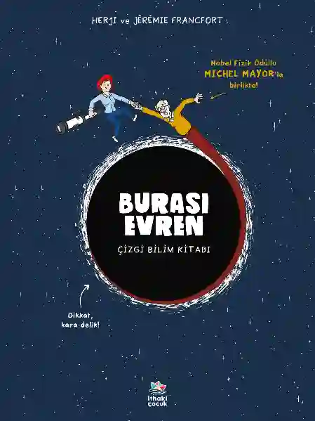 Resim BURASI EVREN - ÇİZGİ BİLİM KİTABI