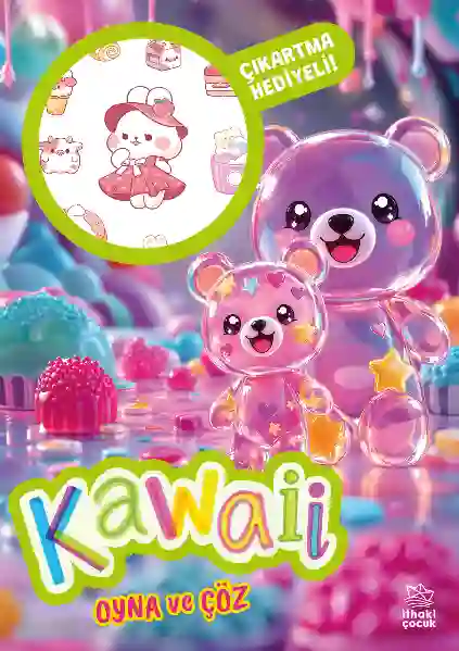Resim Kawaii - Oyna ve Çöz Çıkartmalı Etkinlik Kitabı